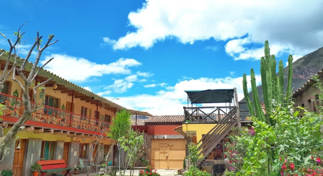Трёхместный номер Standard c 1 комнатой с видом на горы Pisac Inca Guest House