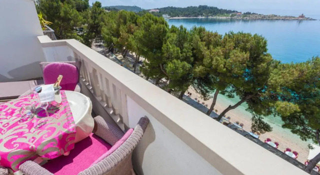 Апартаменты c 1 комнатой с балконом и с видом на море Beach Apartments Ankora