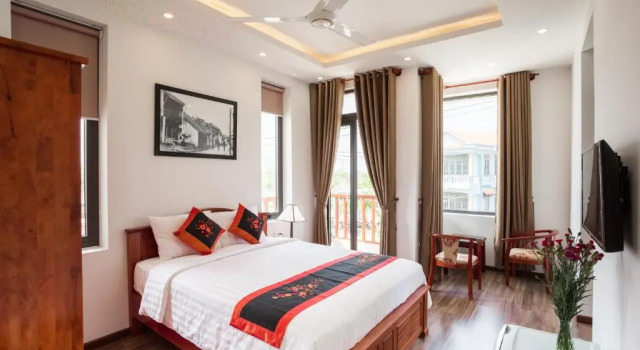 Двухместный номер Deluxe с балконом An Bang Beach Dolphin Homestay