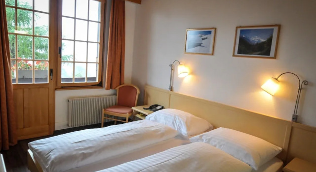 Двухместный номер Standard с балконом и с видом на горы Hotel Alpenruh