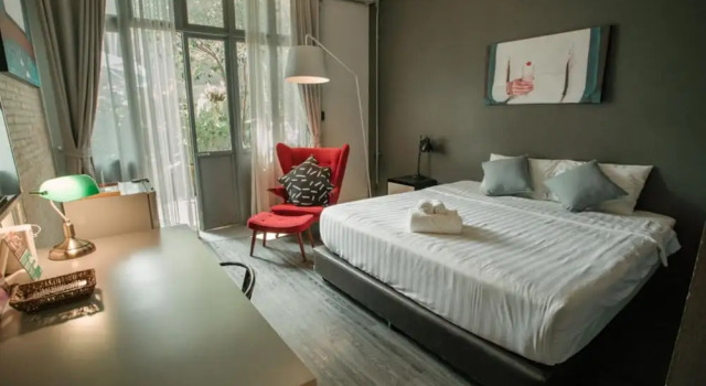 Номер Deluxe с видом на сад J Poshtel Chiangmai