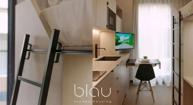 Двухместная студия BLAU Student Housing & Language Academy