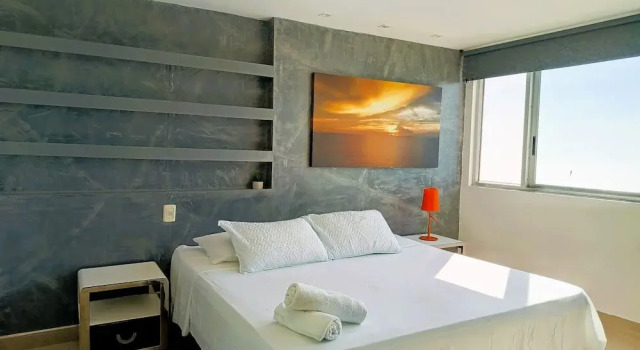 Апартаменты с балконом и с видом на океан Apartamentos | Frente al Mar + Primera Linea de Playa | Piscina TOP