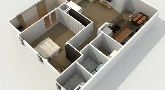 Апартаменты New Cozy 1BR Apt With Gym Sauna Heated Pool Access