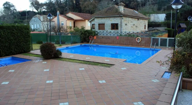 Апартаменты c 1 комнатой Apartamento con Terraza y Piscina, Baiona