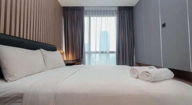 Номер Standard Elegant And Comfort 1Br At Ciputra World 2 Apartment