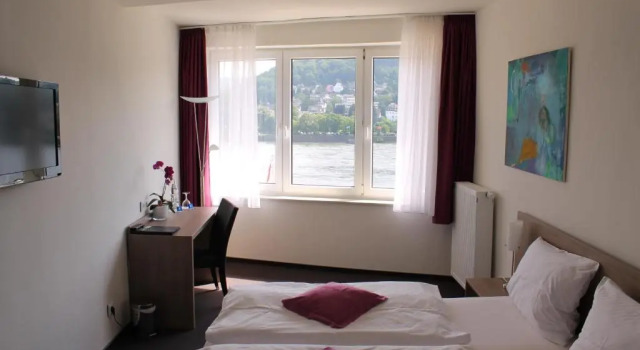 Одноместный номер Standard с видом на озеро RheinHotel ARTE