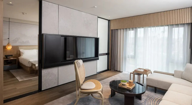 Люкс Executive c 1 комнатой с красивым видом из окна Courtyard by Marriott Liuzhou Sanjiang