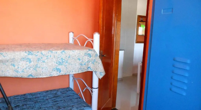 Кровать в общем номере с видом на горы Hostel Tavares Bastos