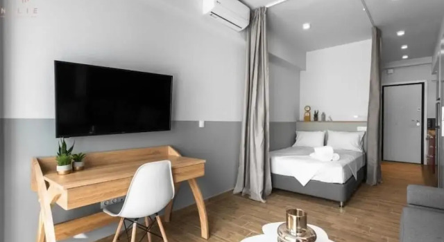 Студия с балконом Big Apple studios and apartments, Nilie Hospitality MGMT