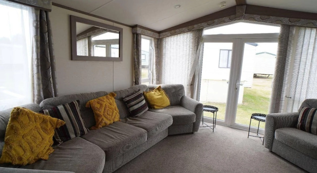 Pets Stay Free 8 Berth lux van Heacham Beach, Réserver Maison de vacances Heacham Norfolk