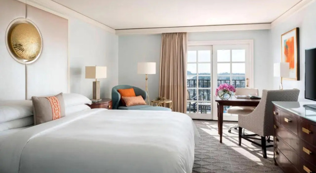 Двухместный номер Standard с балконом и с видом на гавань The Ritz-Carlton, Marina del Rey