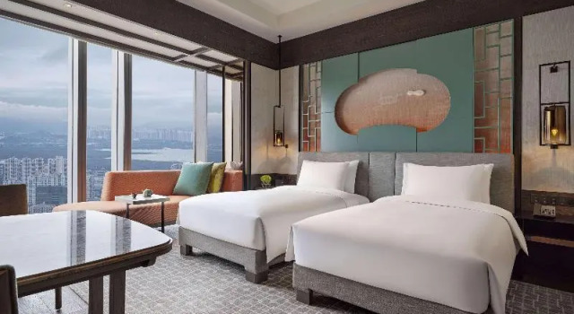 Двухместный номер с красивым видом из окна Park Hyatt Shenzhen