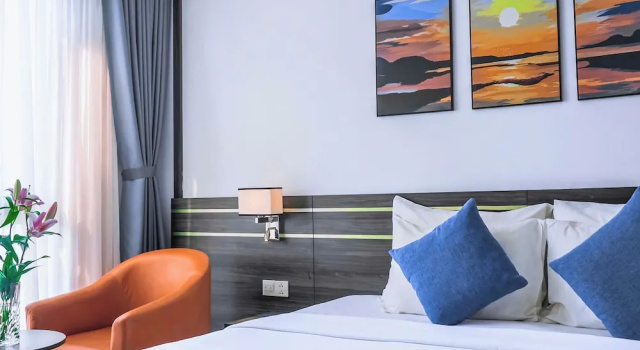 Номер Deluxe с частичным видом на море Seana Hotel