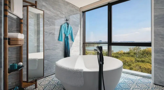 Люкс c 1 комнатой с видом на озеро Hotel Indigo Suzhou Jinji Lake by IHG