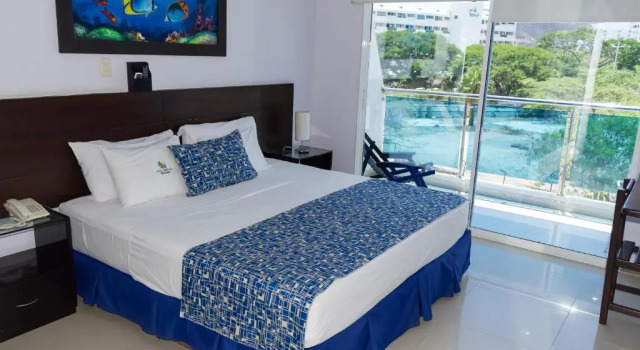 Двухместный номер Standard с балконом Hotel Medellin Rodadero