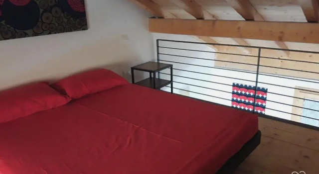 Четырёхместный номер Standard с балконом и с красивым видом из окна B&B Val Maschi