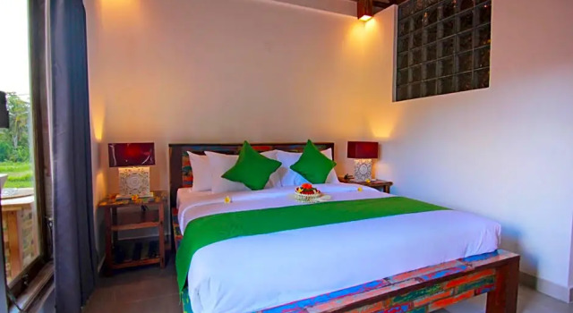 Suite Ballcony 4 Galang hari villa, Rezervovat Vila Chaty v Bali, Chalupa