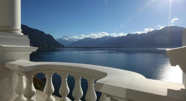 Одноместный номер Standard с балконом и с видом на озеро Hôtel du Grand Lac Excelsior
