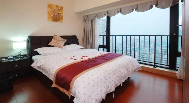 Guangzhou Linjiang Boutique Apartment Hotel, Rezervovat Apartmán Hotely v Guangdong s bazénem, Bazén