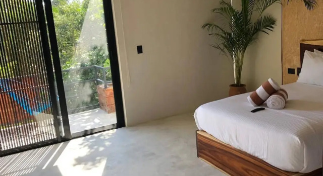 Cozy 1 Br Surrounded by Nature, for up To 4 People, Fully Equipped in Aldea Zama, Rezervasyon Daire Tulum havuzlu oteller, Yüzme Havuzu