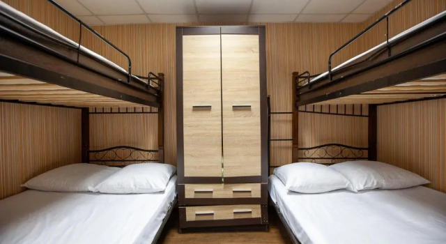 Кровать в общем номере Hotel Comfort 24
