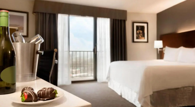 Двухместный номер Premium с балконом и с видом на город Radisson Hotel Cincinnati Riverfront