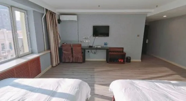 Кровать в общем номере Harbin Tianyan Holiday Hotel Zhongyang Street