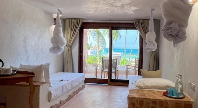 Семейный люкс Mnara с видом на море Mvuvi Boutique Resort