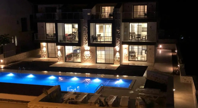 Stone House Aparts 1 plus 1 mit Poolterrasse No 3 in Kalkan, Забронировать Апартаменты/квартира Апартаменты провинции Антальи, Апартаменты/квартира