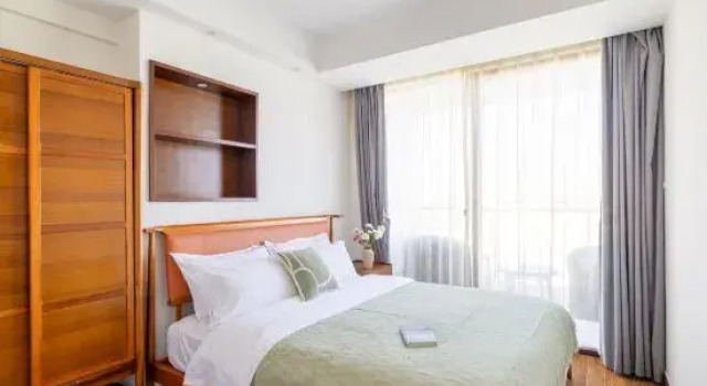 Двухместный люкс с видом на море Haizhiyu Hostel