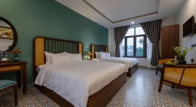 Семейный люкс с видом на горы Tam Coc Condelux Boutique Hotel
