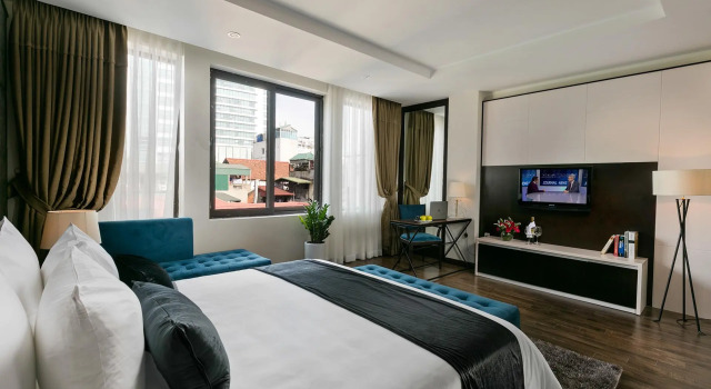 Кровать в общем номере La Santé Hotel & Spa