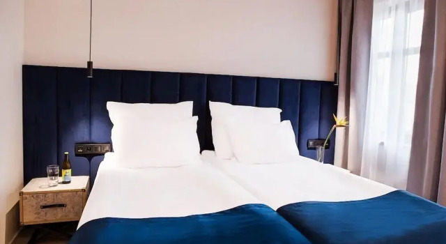 Двухместный номер Deluxe с балконом Butikowy Hotel M23 Katowice Centrum