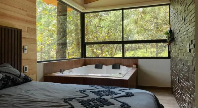 Cabaña cañada del ciervo para 4 personas, Rezervovat Hotel Hotely v Mazamitla s parkováním, Parkování
