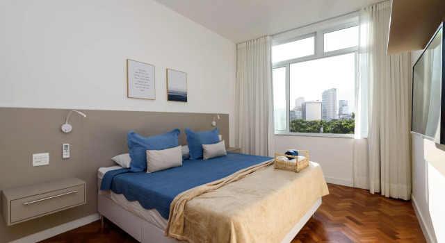 Omar do Rio: Moderno 3Qts a 130m da Praia de Ipanema e 60m do Metrô General Osório, c/ Internet 400mbps, Smart TV 60", Workstation e Máquina Lava & Seca (GC 50/501)