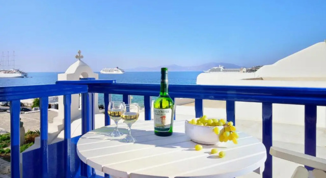 Полулюкс с видом на закат Mykonos Marina