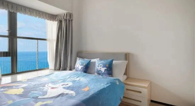 Семейный люкс с 2 комнатами с видом на море Yihai Lanwan Hotel