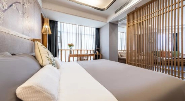 Двухместный люкс Emeishan Shuxiang Nianhua Hotel