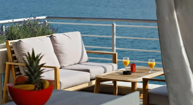 Апартаменты Superior с балконом и с панорамным видом Ark Beach Apartments
