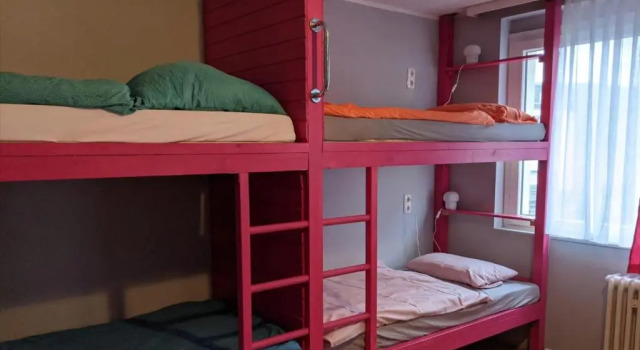 Кровать в общем номере (женский номер) Ruhrtropolis Hostel