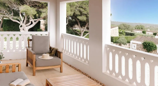 Standard Zimmer mit Balkon und mit Meerblick Torralbenc, a Small Luxury Hotel of the World