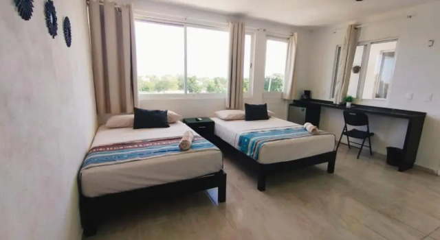 Двухместный номер Standard с балконом Puerto Morelos Hotel Las Palmas - Near the beach