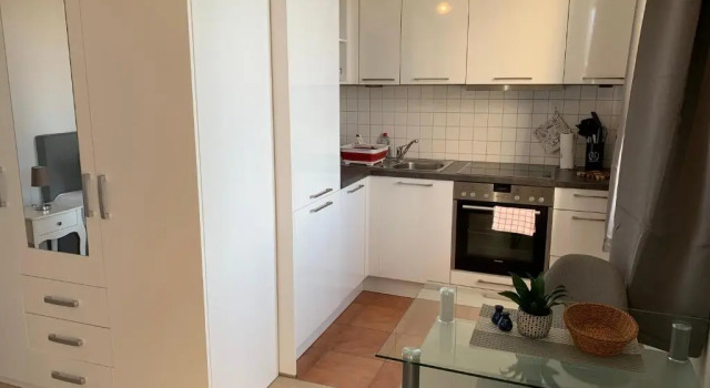 Студия Einraumapartment mit Seeblickbalkon