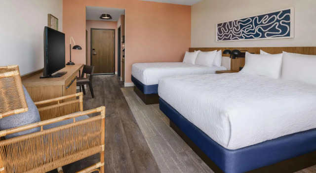 Четырёхместный номер Standard с частичным видом Hilton Garden Inn St. Pete Beach, FL