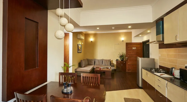 Люкс с видом на горы Suite Homes, Serviced Apartment Hotel