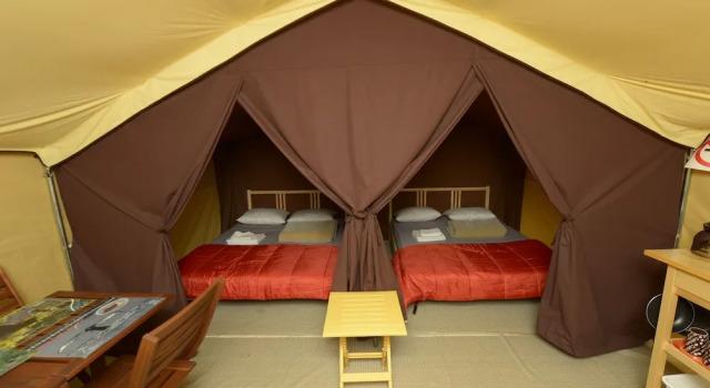 Тент с балконом Les Prets a Camper du Camping Tadoussac