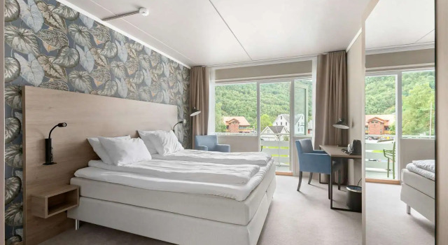 Двухместный номер Superior с балконом и с видом на море Kinsarvik Fjordhotel, BW Signature Collection