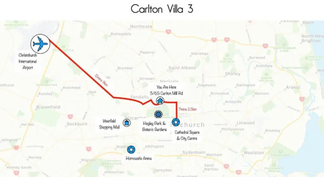 Апартаменты Apartment near Hagley Park with Secure Entry- Carlton Villa 3