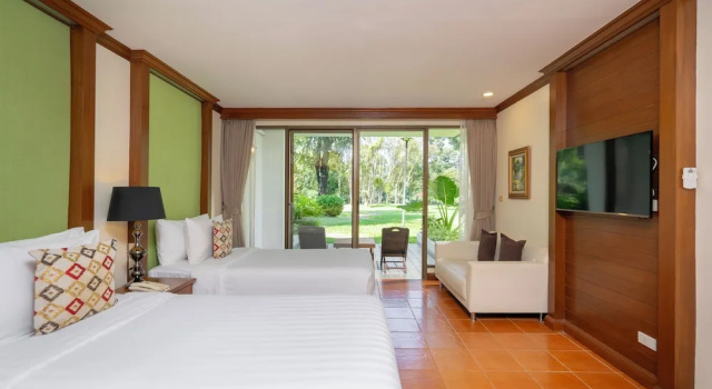 Номер Deluxe с балконом и с видом на реку Comsaed River Kwai Resort